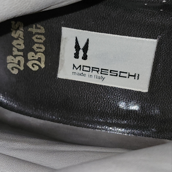 Mens 10 Moreschi Osterich Leather Boots Made In Italy - Picture 2 of 5